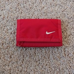 Red Nike Canvas Wallet